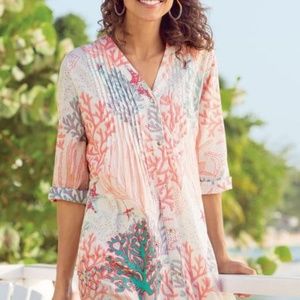 Soft Surroundings Malha Reef Shirt